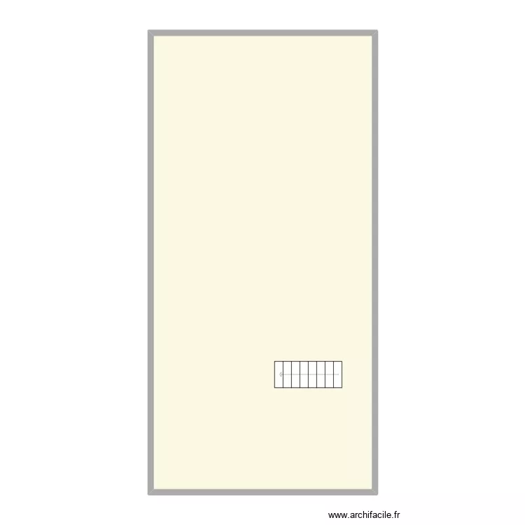 plan schuur V+1. Plan de 