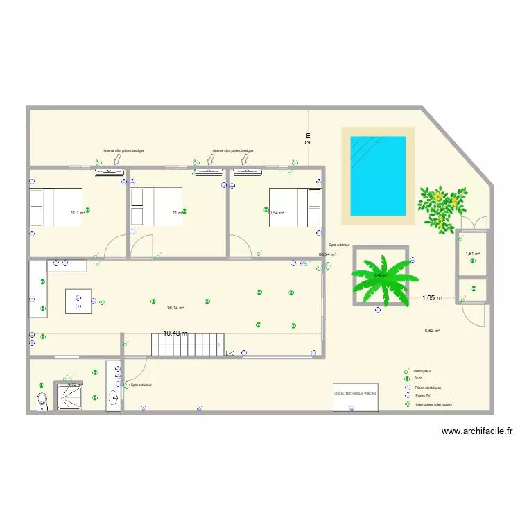 plan &eacute;lectricit&eacute; sas orri. Plan de 