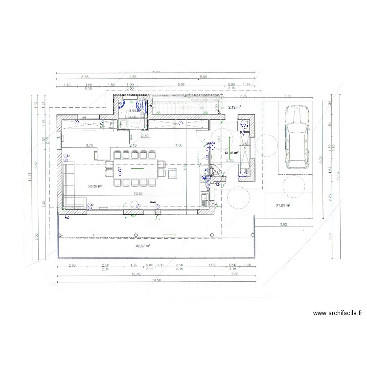 UH1-Rdc. Plan de 0 pièce et 0 m2