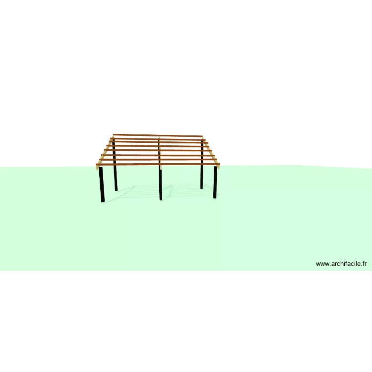 carport. Plan de carport. Plan de