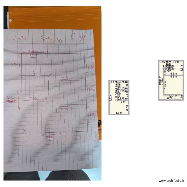 ECLAIRAGE. Plan de 6 pièces et 114 m²