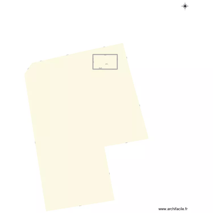 PROJET CAPOUNE. Plan de 1 pièce et 116 m²