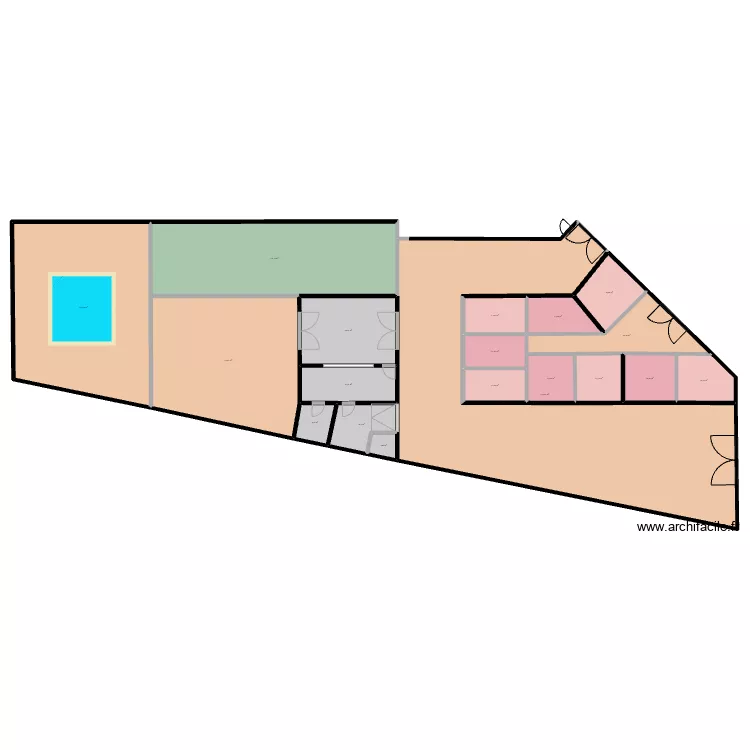 BROCANTE 0111D. Plan de 