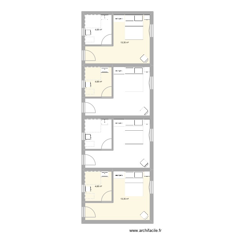 Habitat partag&eacute;2. Plan de 0 pièce et 0 m2