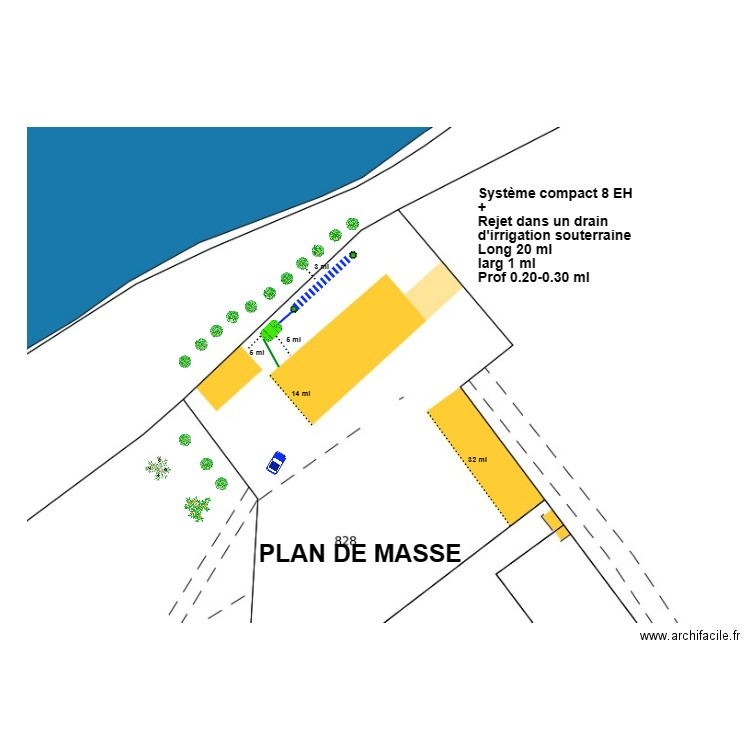 Gagne. Plan de 0 pièce et 0 m2
