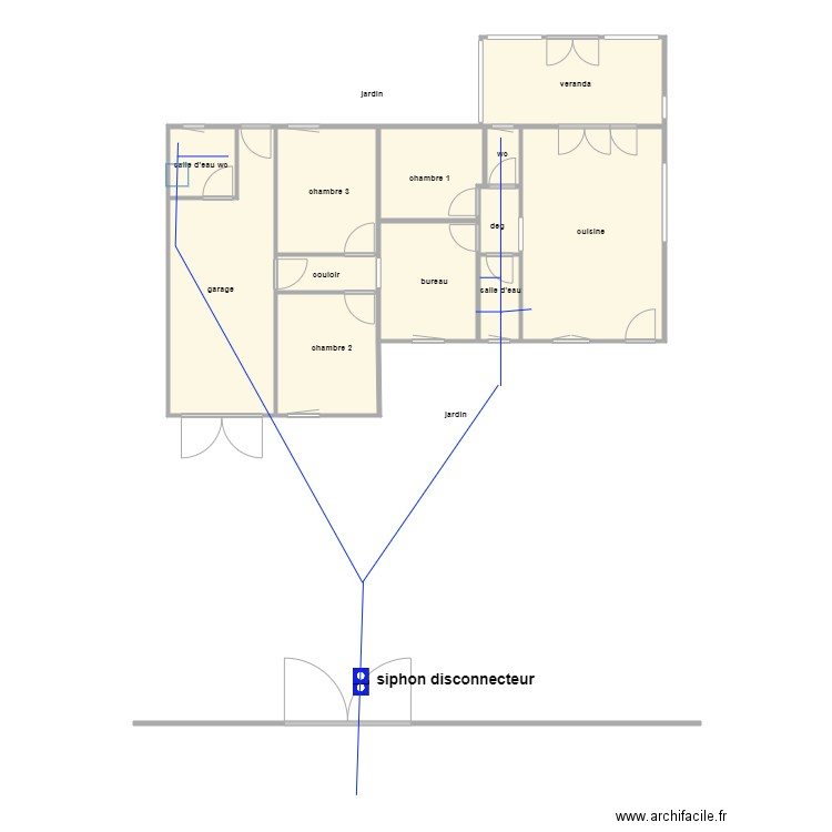 dubois ass. Plan de 12 pièces et 93 m2