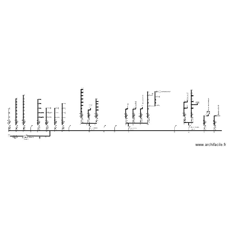détail  tableau électrique. Plan de 1 pièce et 0 m2