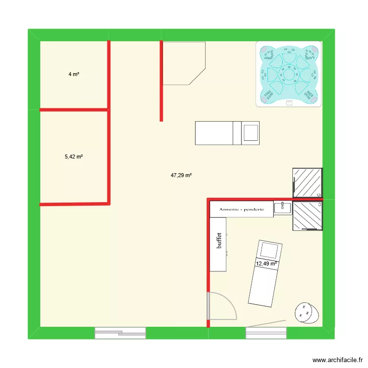institut 06/26. Plan de 4 et 69 m² institut 06/26. Plan de 4 et 69 m²