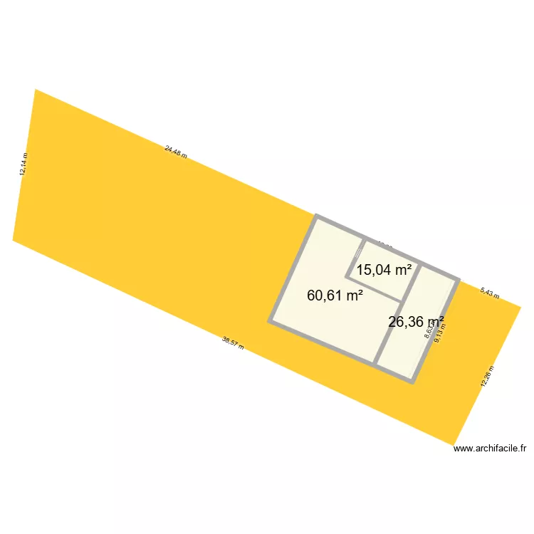 9 route de bussy. Plan de 