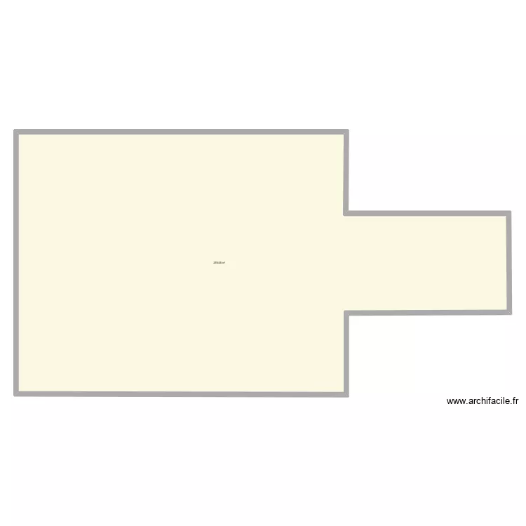 Projet cours archifacile. Plan de 1  et 375 m²