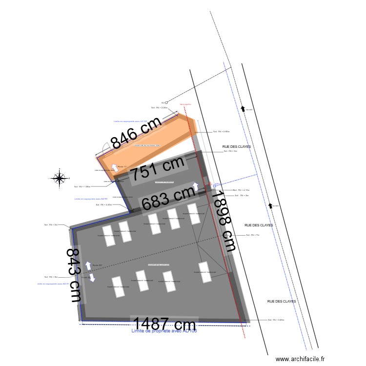 plan de masse AVANT V4. Plan de 0 pièce et 0 m2