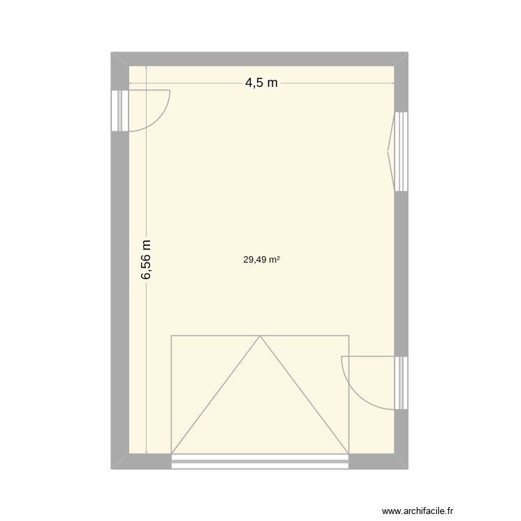 garage. Plan de 0 pièce et 0 m2