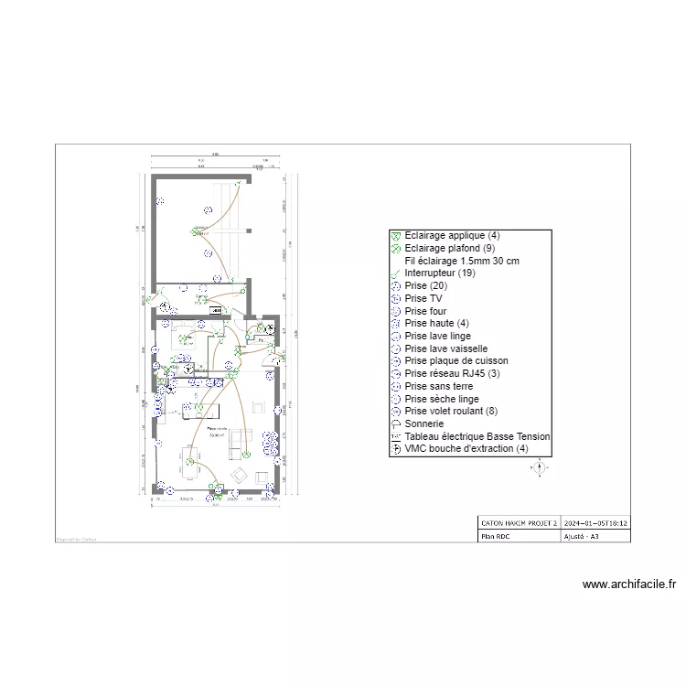 HAKIM RDC ELEC. Plan de 