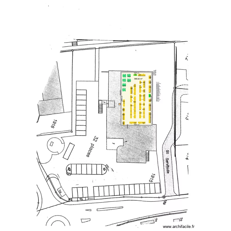 Plan Total zone Brocante Misery 2024. Plan de 