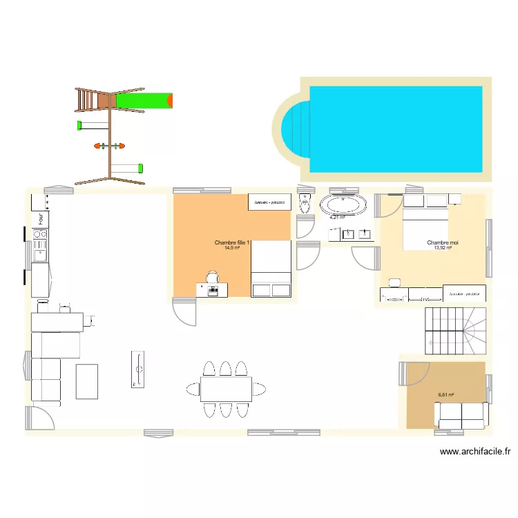 maison de reve. Plan de 4 et 40 m² maison de reve. Plan de 4 et 40 m²
