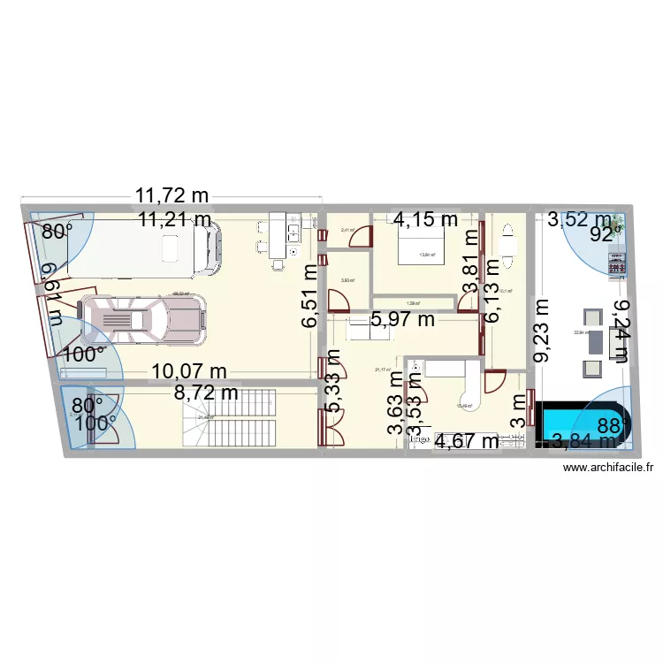 MAISON GREBAA2. Plan de MAISON GREBAA2. Plan de