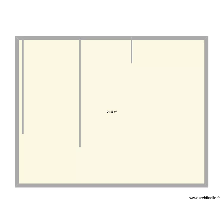 Plan sous sol reseaux. Plan de 1  et 95 m²
