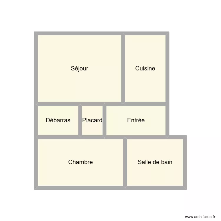 2602 CLOAREC. Plan de 7  et 17 m²