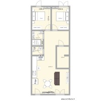 appart 78m2 st christol travaill&eacute;