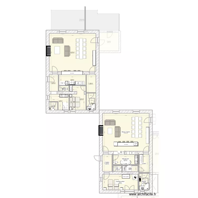 Bastide des Romarins edit. Plan de 37 Pièces et 312 m² Bastide des Romarins edit. Plan de 37 Pièces et 312 m²