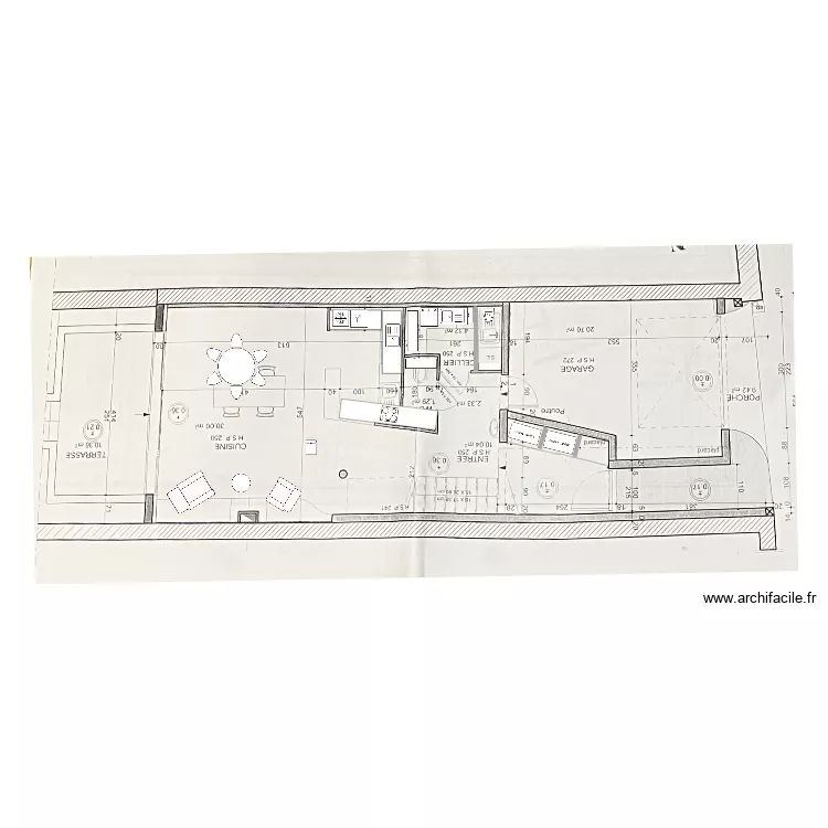 rdc maison. Plan de rdc maison. Plan de