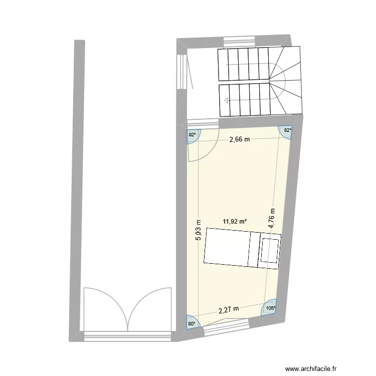 chambre Anaïs. Plan de 1 et 12 m² chambre Anaïs. Plan de 1 et 12 m²