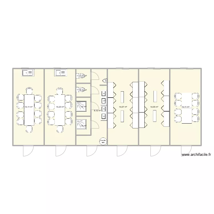 CNR CHANTIER GERVANS. Plan de 
