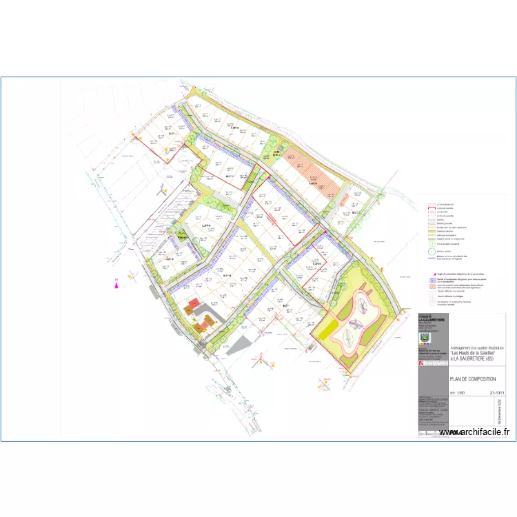 les Hauts de la Salette. Plan de les Hauts de la Salette. Plan de