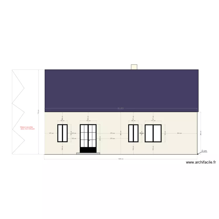 Facade EST 12. Plan de Facade EST 12. Plan de