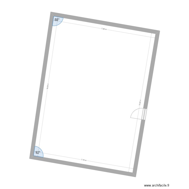 aux temps des papilles. Plan de 1 pièce et 73 m2