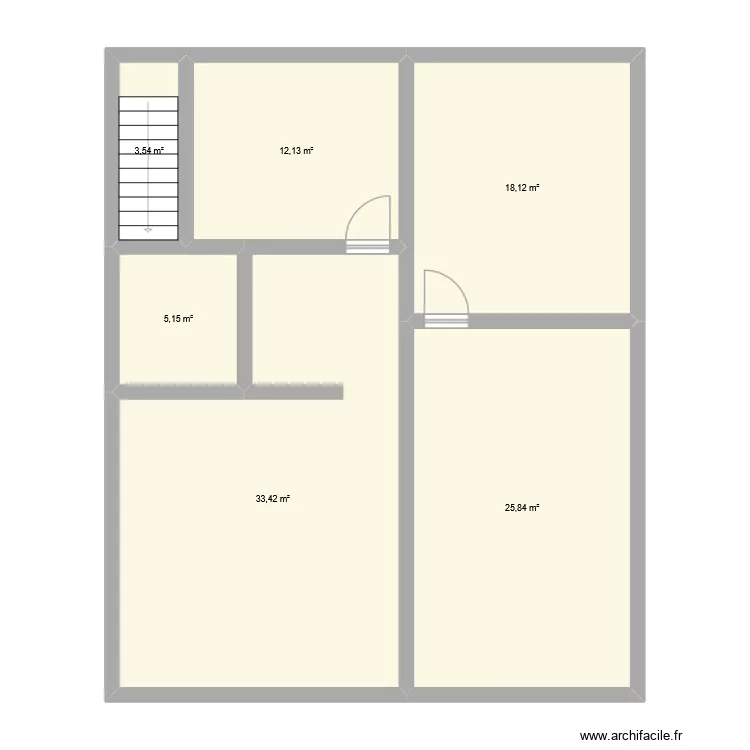 kleber1. Plan de 6  et 98 m²