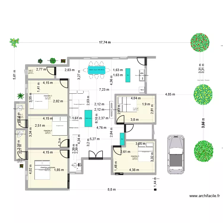 EDEA BRASSERIES. Plan de 8 et 79 m² EDEA BRASSERIES. Plan de 8 et 79 m²
