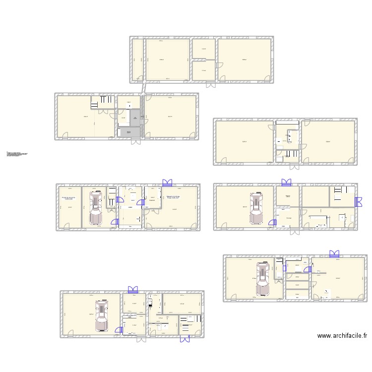 Ydier. Plan de 36 pièces et 934 m2
