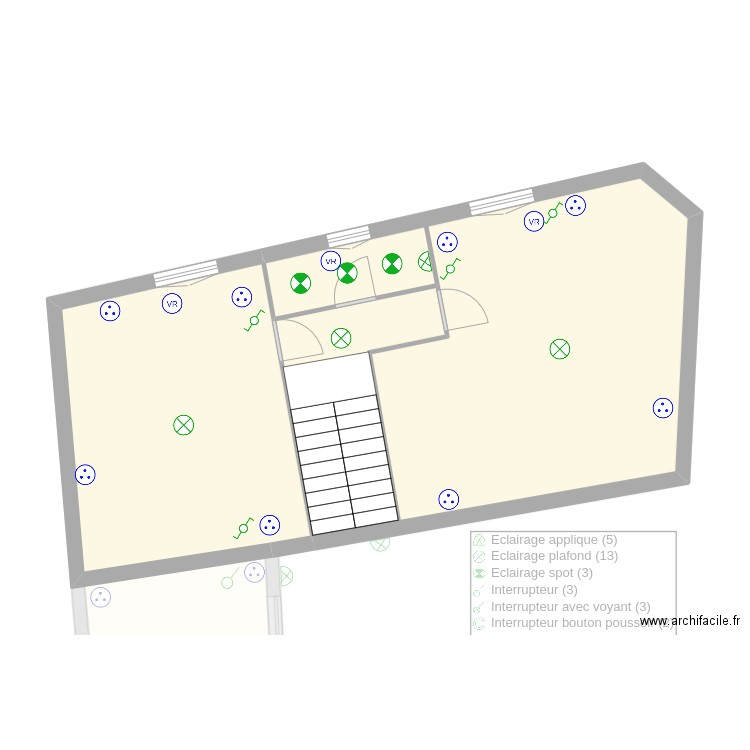 Soulard. Plan de 10 pièces et 240 m2