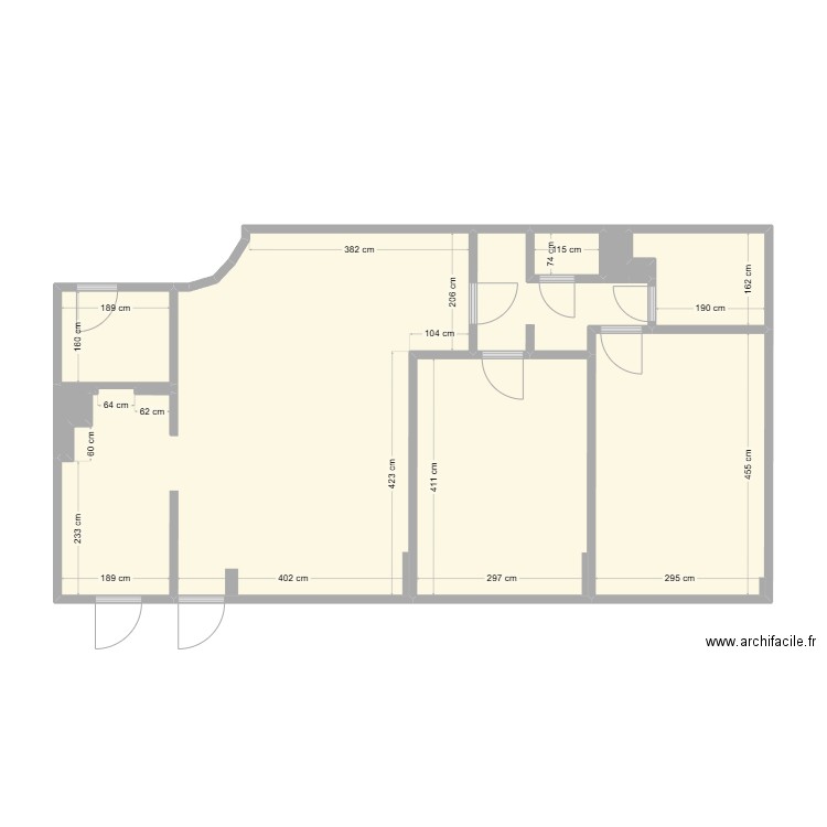 appart. Plan de 0 pièce et 0 m2