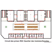 Circuit des prises RDC Quartier des hommes/SAVALOU