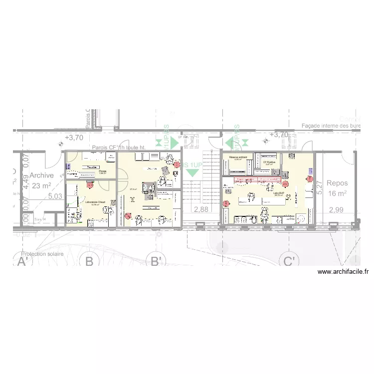 Faulquemont V7. Plan de 