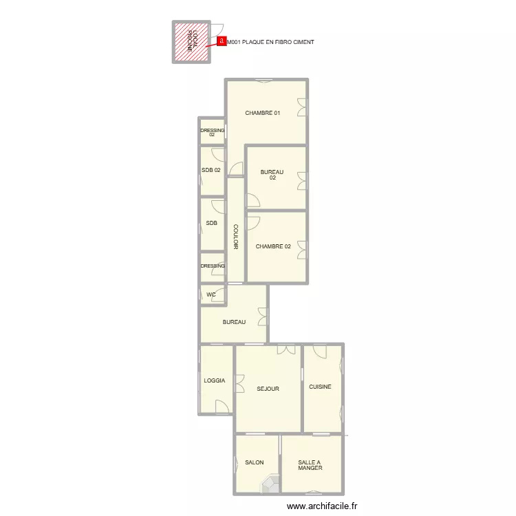 PLAN VAUVERT MAISON. Plan de 