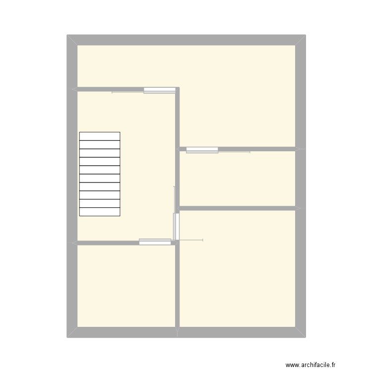 steeve 2. Plan de 5 pièces et 38 m2