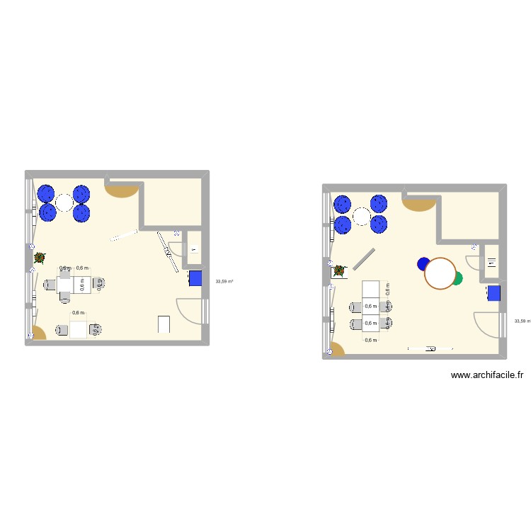 salle309 mobilier V2. Plan de 0 pièce et 0 m2