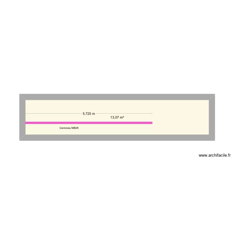 CAPPELLINI - CANIVEAU. Plan de 1  et 13 m²