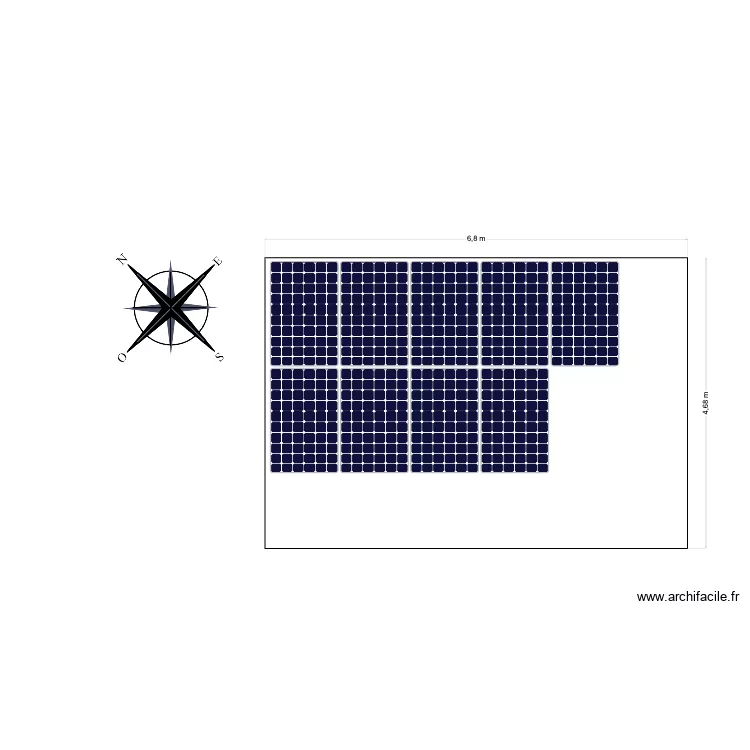 MAISON SOUDEIL. Plan de 