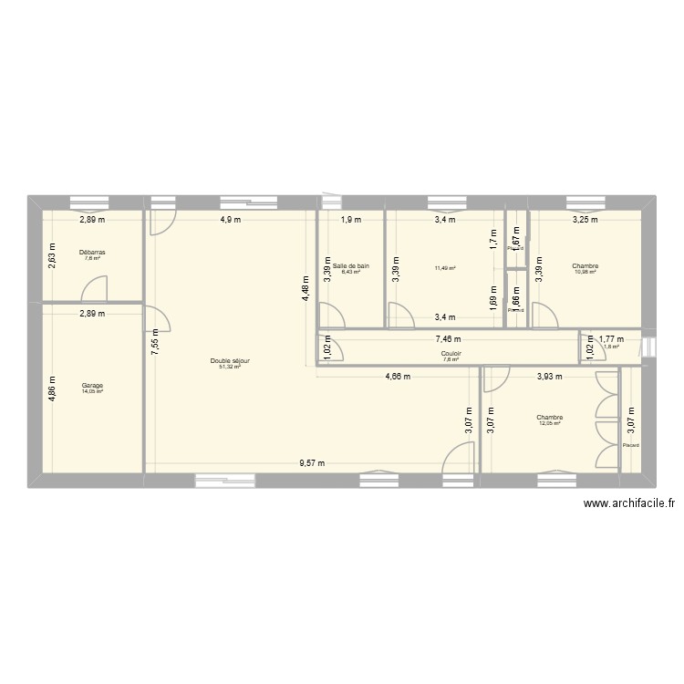 Léa Gauriac 1. Plan de 12 pièces et 127 m2