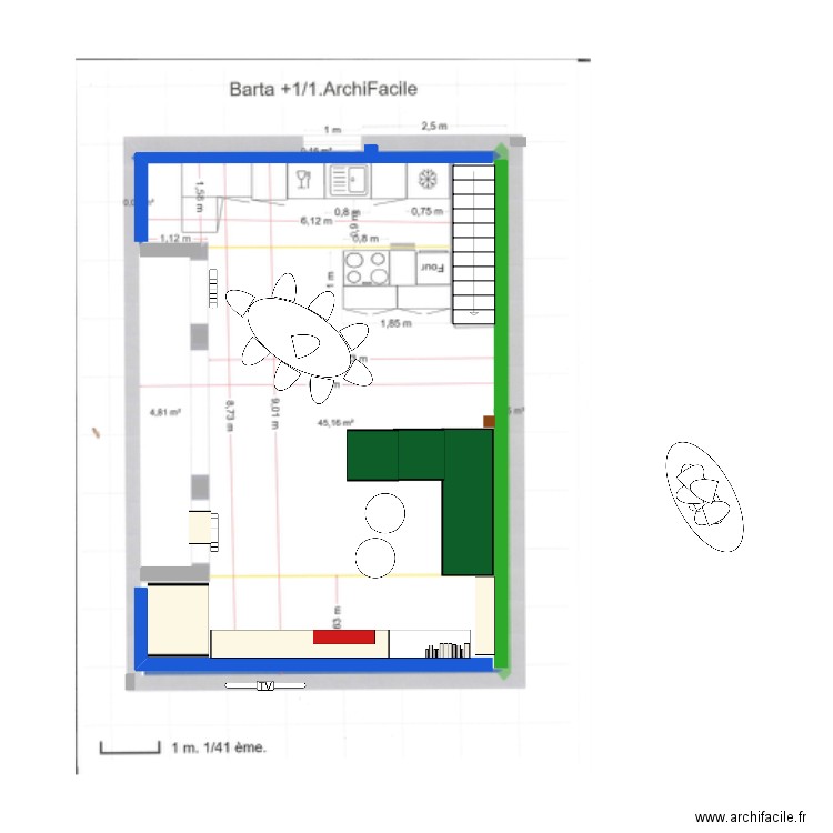 val etage. Plan de 0 pièce et 0 m2