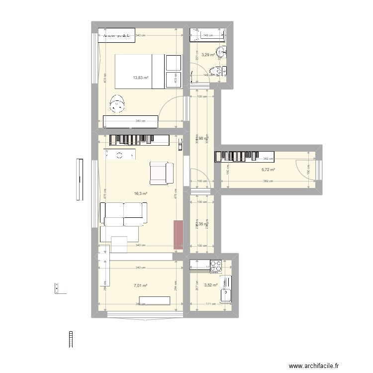 luxhome 2. Plan de 0 pièce et 0 m2