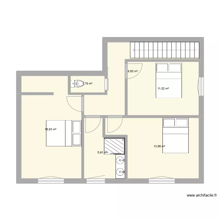 ML surelevation. Plan de 