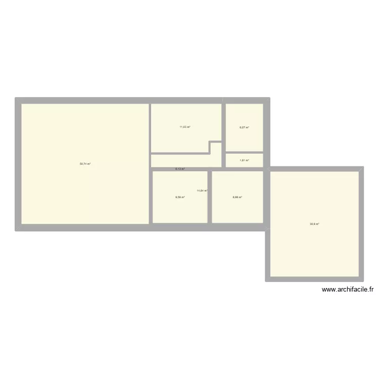 PLAN3. Plan de 9  et 145 m²