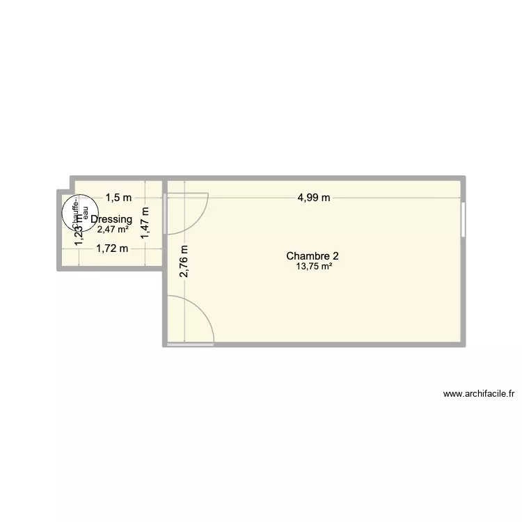 Plan. Plan de 2 Pièces et 16 m² Plan. Plan de 2 Pièces et 16 m²