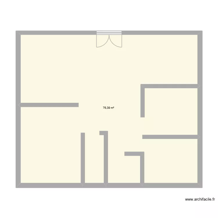 home. Plan de 1  et 76 m²