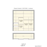 Placard Chambre 1 - 4 vantaux